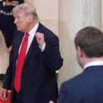 US President Donald J. Trump delivers a nationwide address on Iran