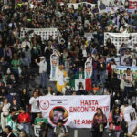Protesta por desaparecidos previo al Mundial